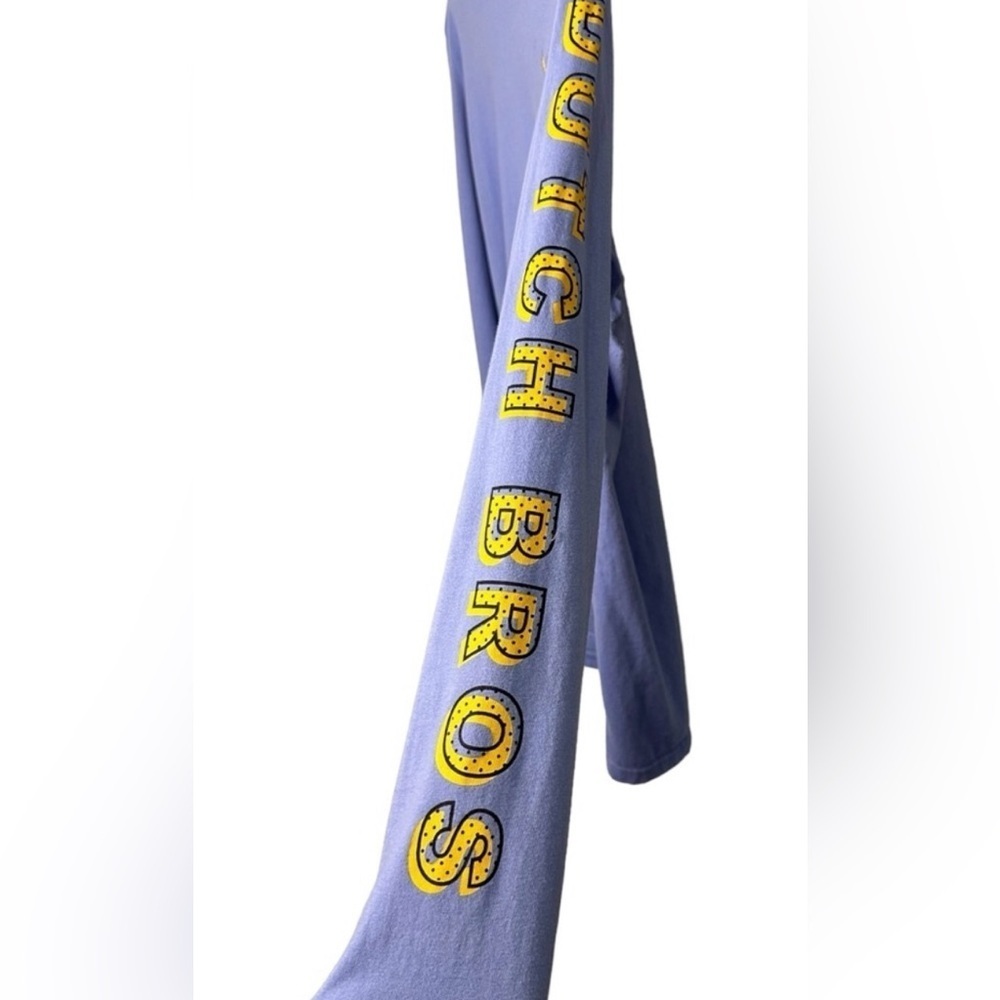 ✌️Dutch Bros Purple Long Sleeve Tee w/Yellow MEDIUM+XL DB 1992 - Picture 3 of 9
